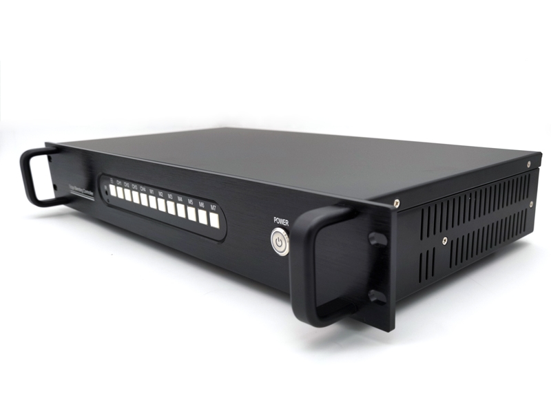 工程级4进6出投影融合器4K边缘改过8K拼接画面叠加周游开窗